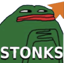 stonks emote for Discord