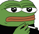 pepe_cigarette emote for Discord
