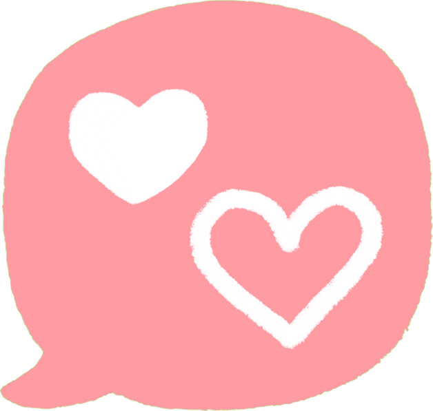 SpeechBubbleHearts emote for Discord