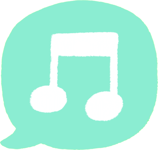 SpeechBubbleMusic emote for Discord