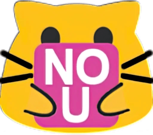 NoUBlobcat emote for Discord