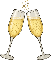 Champagne_glasses emote for Discord