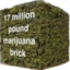 17MILLIONPOUNDMARIJUANABRICK emote for Discord