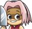 1931sakuraknife emote for Discord