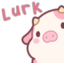 1cowlurk emote for Discord