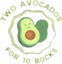 2AvocadosFor10Bucks emote for Discord