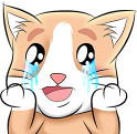9LivesSad static emote for Discord, Twitch and Slack