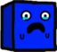 QubeSad emote for Discord