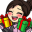 qellaGift emote for Discord