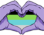 quoiromanticPride emote for Discord