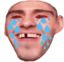 3HeadSad emote for Discord