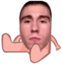 4WeirdSit emote for Discord