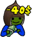 40dollarcoconut static emote for Discord, Twitch and Slack