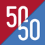 50na50 emote for Discord