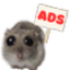 AdsHamster emote for Discord