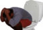 adumTOILET emote for Discord