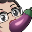 AdibEggplant emote for Discord