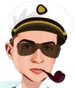 Adriv3rCapitan static emote for Discord, Twitch and Slack