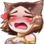 ahriGASM emote for Discord