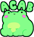 ACABFroggy static emote for Discord, Twitch and Slack