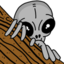 AlienLurk emote for Discord