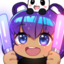 AliePandaLightsticks emote for Discord