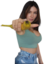 AlinsPointingBananaGunAtYou emote for Discord