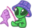 AlienFishing emote for Discord
