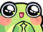 AleFrogShy emote for Discord