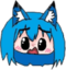 aleinaFlushed emote for Discord