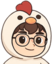 alessi149Chicken emote for Discord