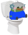 AlexaPeepoPooping static emote for Discord, Twitch and Slack