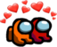 AmongusSitFriendship emote for Discord
