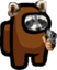 amongusraccoon emote for Discord