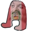 amongPE static emote for Discord, Twitch and Slack