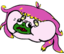AmberFrogSnack emote for Discord