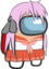amogusKagami emote for Discord