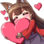 Amagiheart emote for Discord
