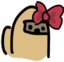 AmogusBlockhead emote for Discord