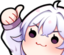 aivysuThumbsUp emote for Discord