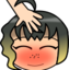 AikoHeadpat emote for Discord