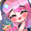 akheeraHuggingAyaaa emote for Discord