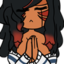 akiPray emote for Discord