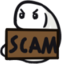 AkySitScam emote for Discord