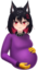AkamePregnant emote for Discord