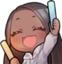 AkoaBabyCheer emote for Discord