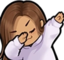 AkoaBabyDab emote for Discord
