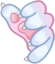 ArcticDabMeUpHand emote for Discord