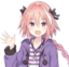 AstolfoWave emote for Discord