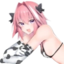 AstolfoCow emote for Discord